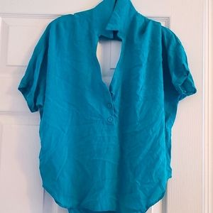 Blouse with top button mossin5